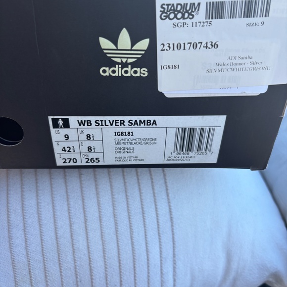 Wales Bonner x adidas Samba 'Silver Metallic' - Picture 3 of 3